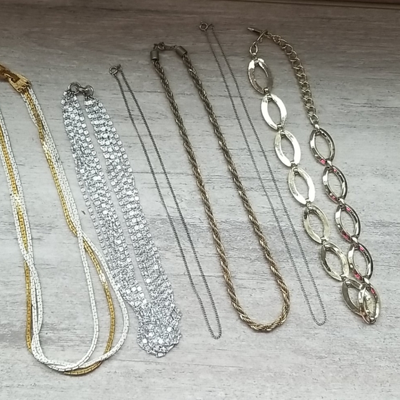 Jewelry Vintage Necklace Bundle Gold Silver Chains Poshmark